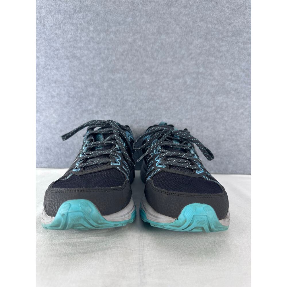 Asics Women's sz 9 Wide Gel Venture 7 Teal & Grey Trail Running Sneaker Hiking - Picture 4 of 12